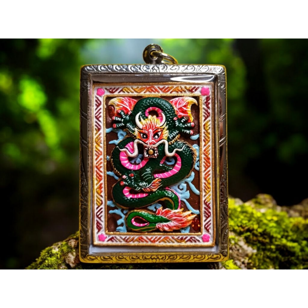 Liontin King Naga dan King Butterfly/ Kruba Krissana