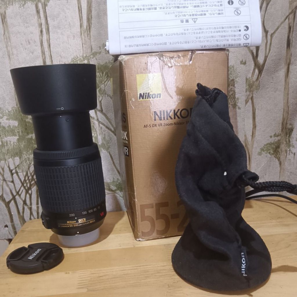Lensa nikon 55-200mm vr