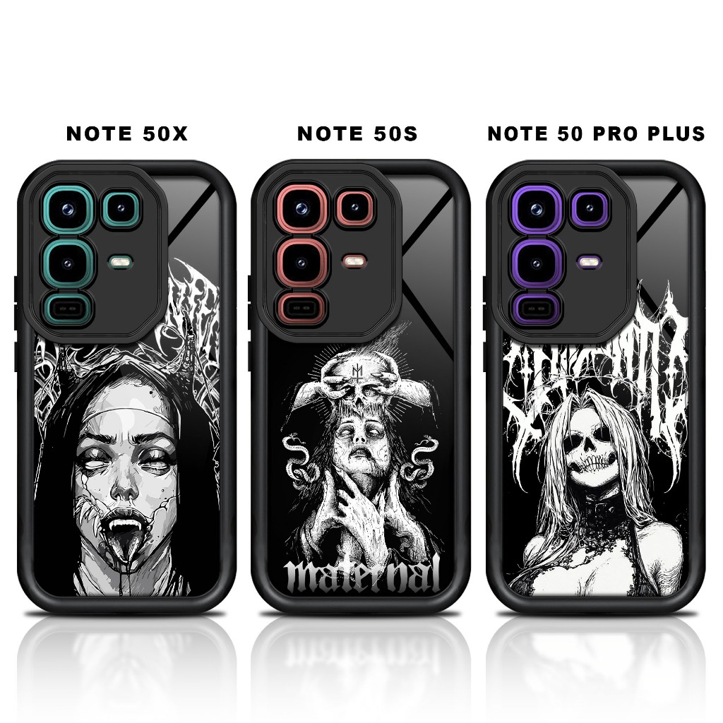 Softcase glossy INFINIX NOTE 50X 50S 50 PRO PLUS Casing Case Hp Silikon Protek kamera METAL