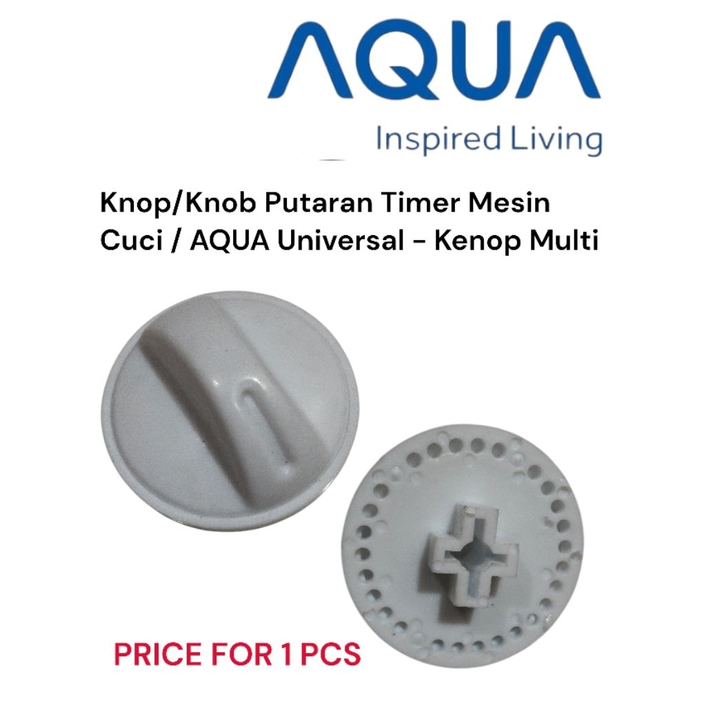 Knop/Knob Putaran Timer Mesin Cuci / AQUA Universal - Kenop Multi