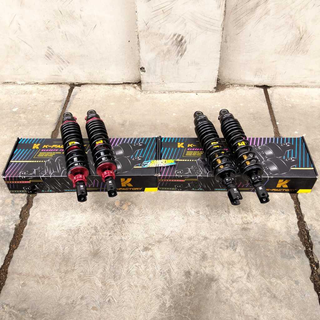 Shock Sok Skok Sekok Shockbreaker Belakang Variasi Stelan Single Click Klik Non Tabung K-Factory K F