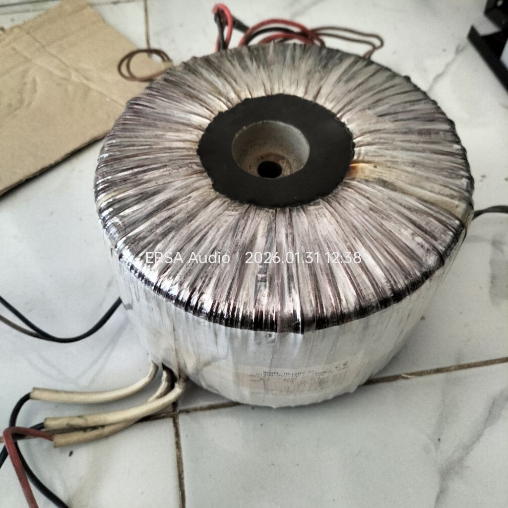 Trafo Toroid bekas copotan builtup