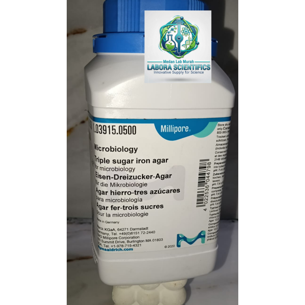 Triple Sugar Iron Agar , Media Mikrobiologi TSIA , ecer 1 gr