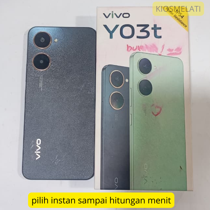 SECOND VIVO Y03T RAM 4/32 SEKEN VIVO Y03T- HP BEKAS MURAH mulus