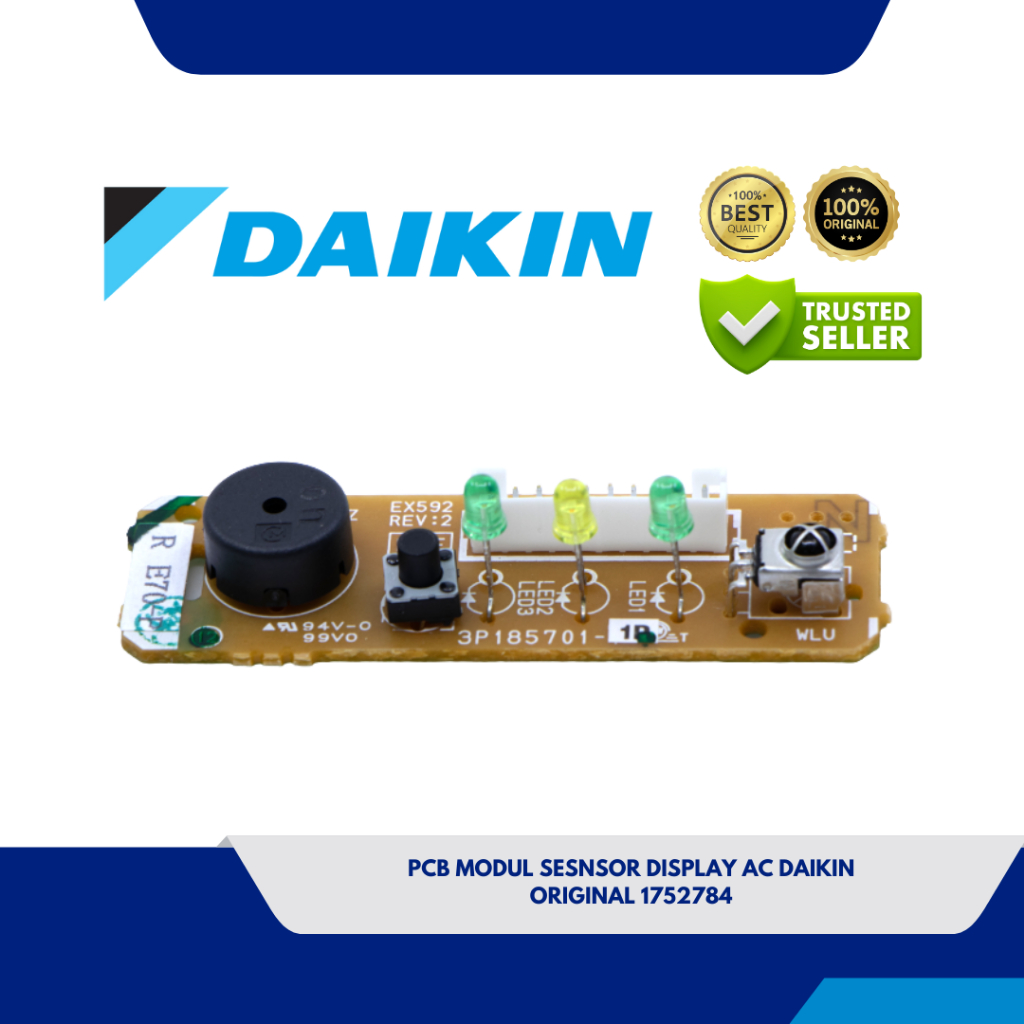 PCB MODUL SESNSOR DISPLAY AC DAIKIN FTKC25QVM4 / FTKC25TVM4 ORIGINAL 1752784
