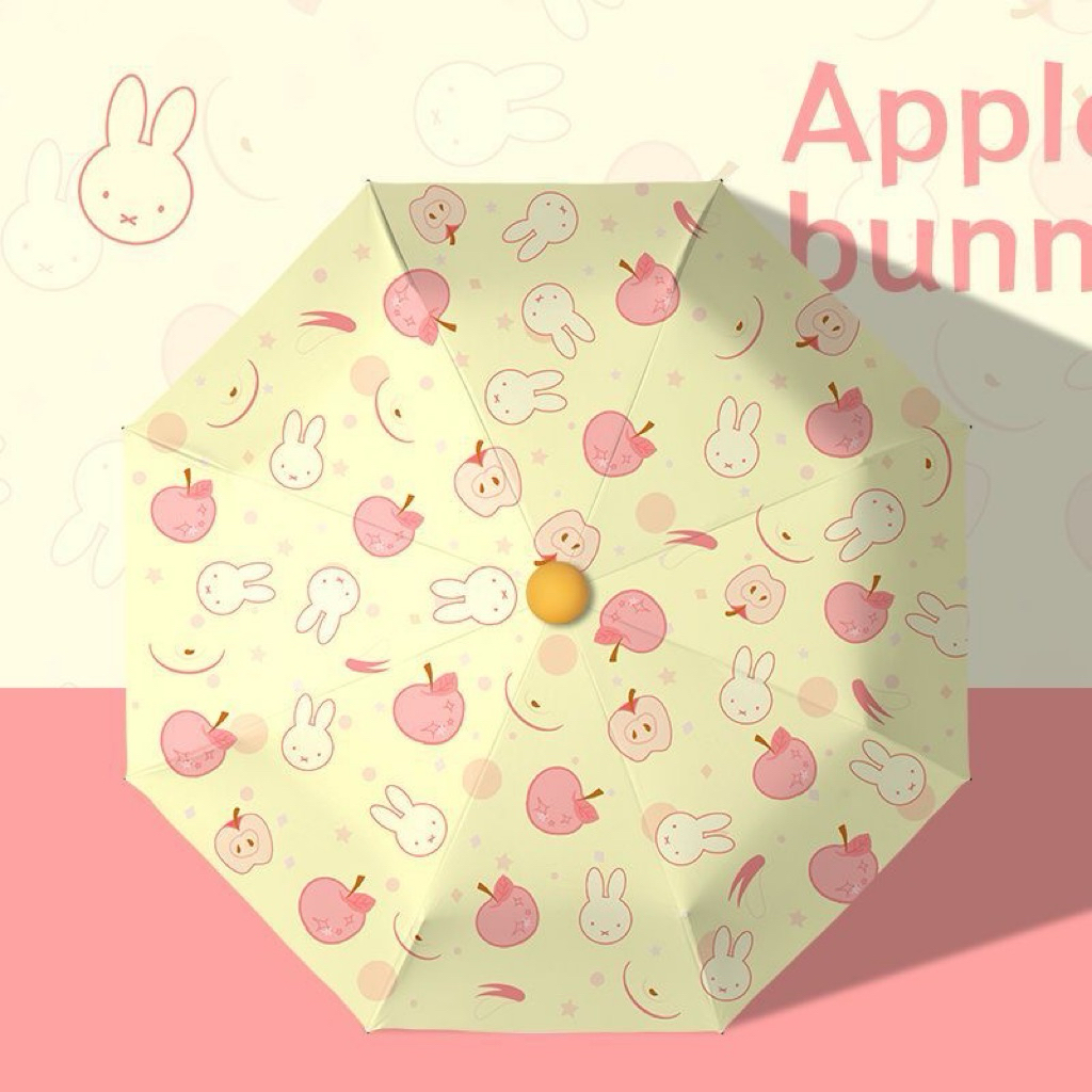 [PREORDER MIFFY] Payung Otomatis Karakter – Payung Teduh Anti UV