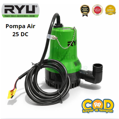 Ryu Pompa Celup Air Dc 12 V Water Pump RWP 25 DC Kolam Submersible Pump 12 Volt