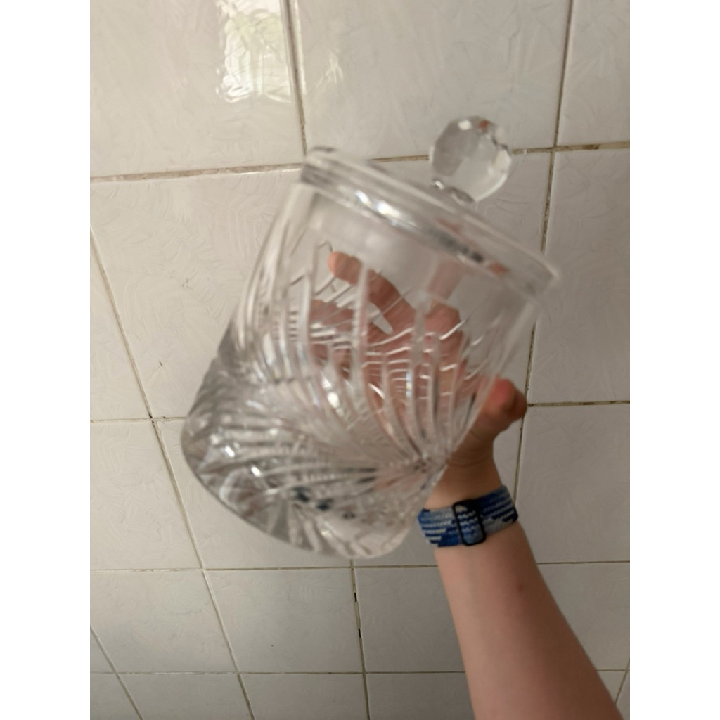 Toples Kristal Asli - Pajangan Hiasan Dekorasi Koleksi Tempat Penyimpanan