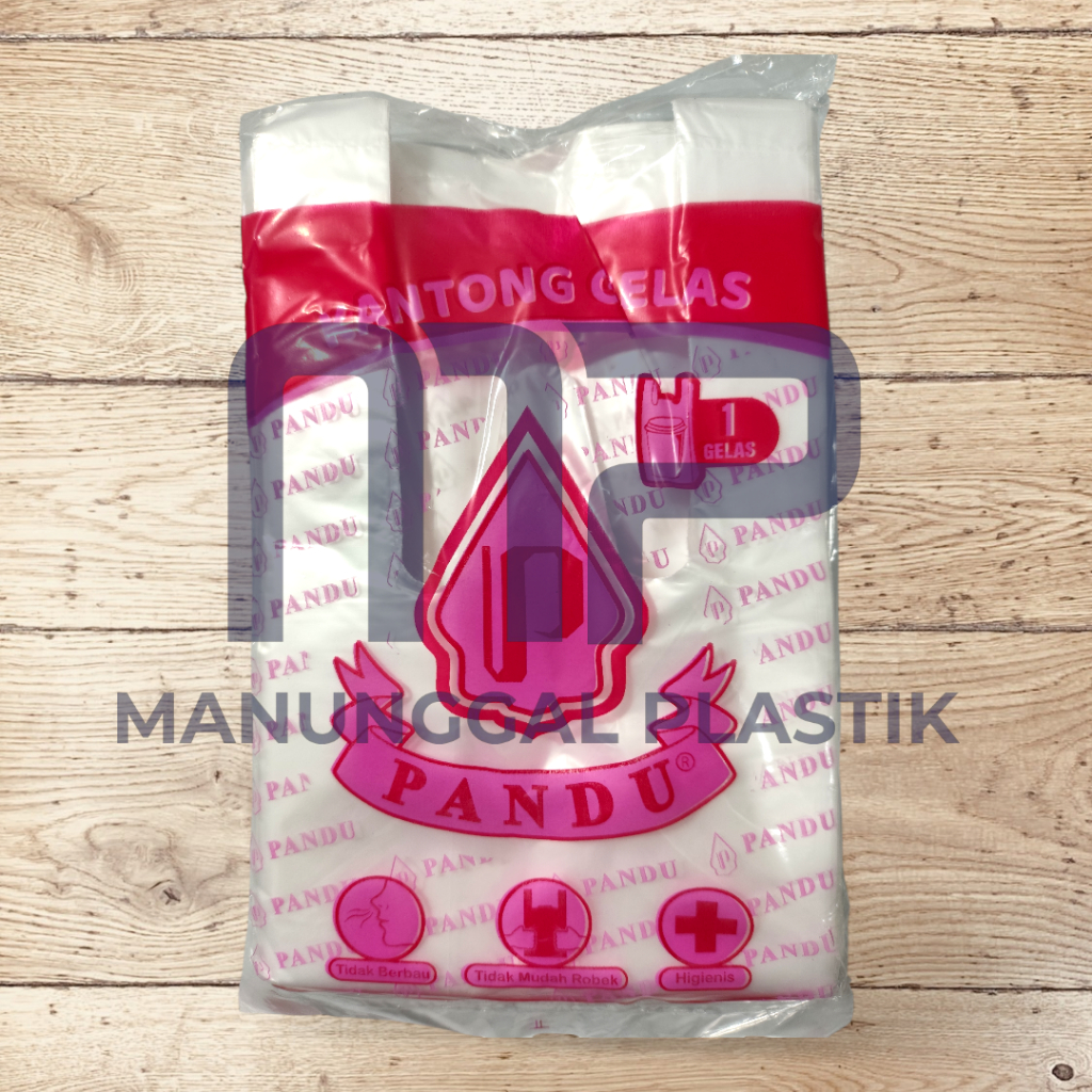 Kantong Plastik Kresek HD Gelas Cup Bening Pandu