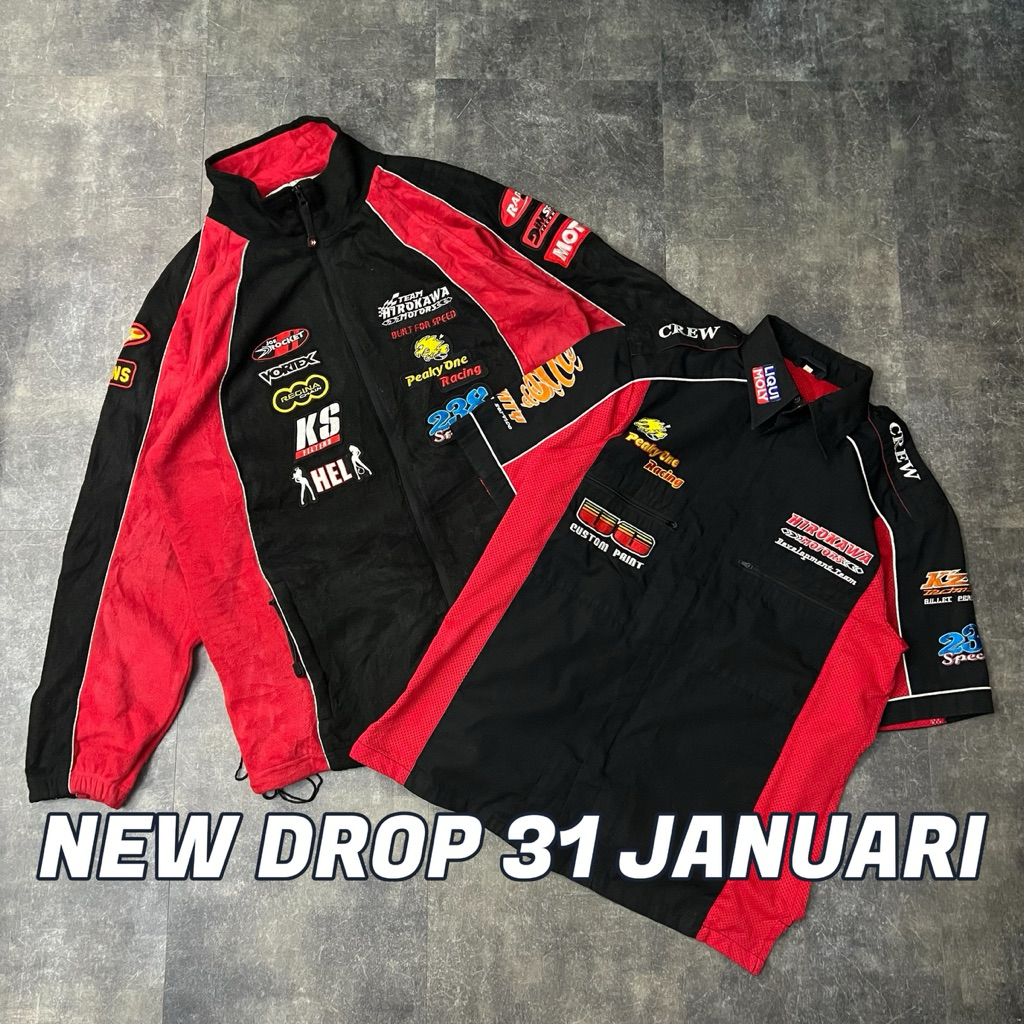 Jaket Vintage, Puffer, Brand, Corduroy, Harrington, Windbreaker, Tracktop, Sherpa, Work Jacket (GRAT