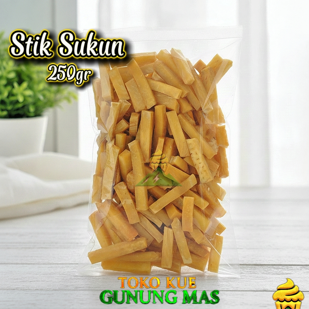 STIK SUKUN 250GRAM / KERIPIK SUKUN / KRIPIK SUKUN RENYAH GURIH
