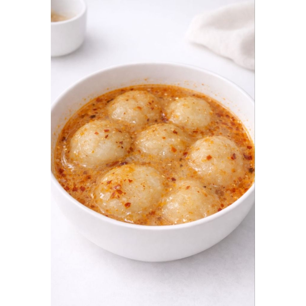 Cimol kuah creamy pedas