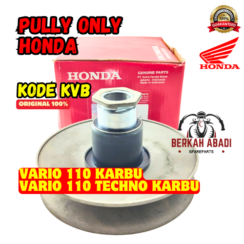ORIGINAL PULLY ONLY KVB HONDA VARIO 110 KARBU / VARIO 110 TECHNO KARBU ORIGINAL HONDA AHM - KVB