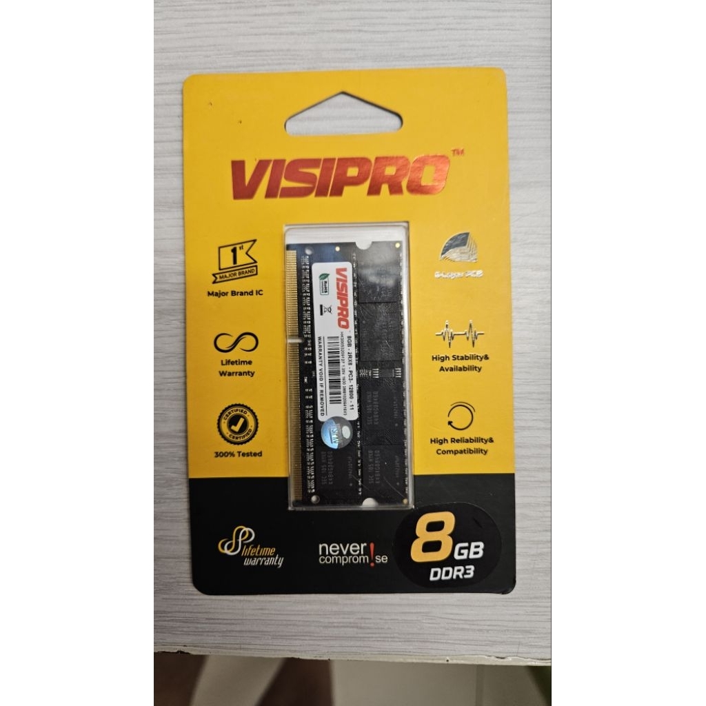 ddr3 visipro sodimm 8 gb