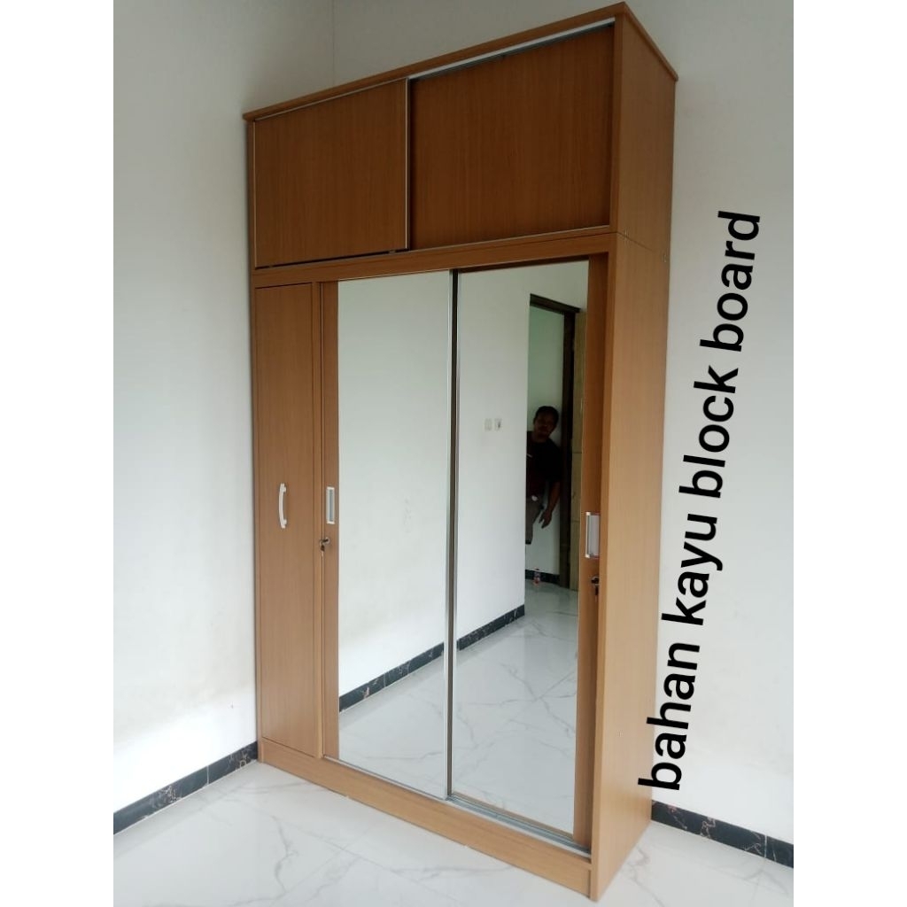 lemari pakaian pintu2 sliding dan rak hijab | lemari pakaian gantung dan lipat | boxx kabinet | BAHA