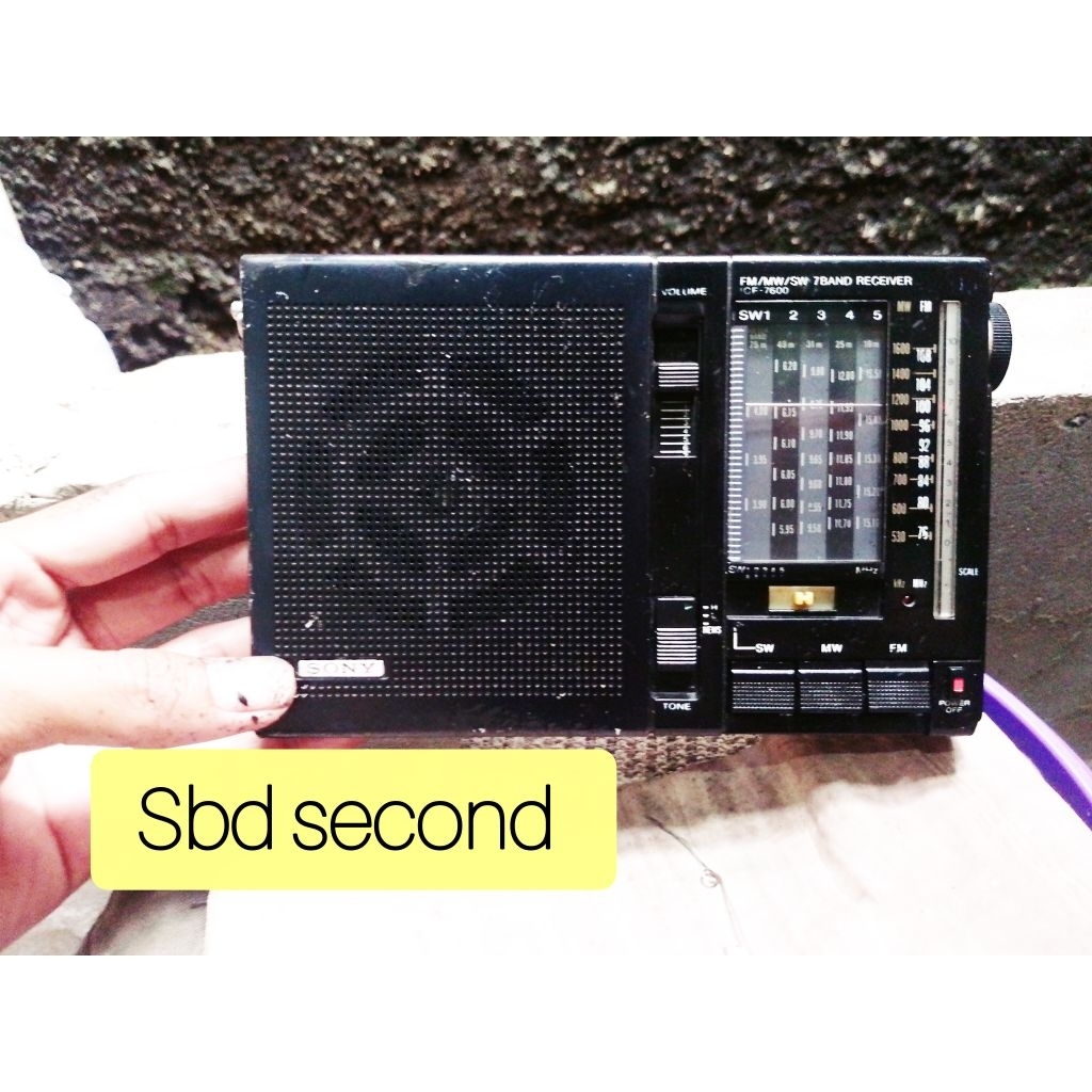Radio Sony icf 7600