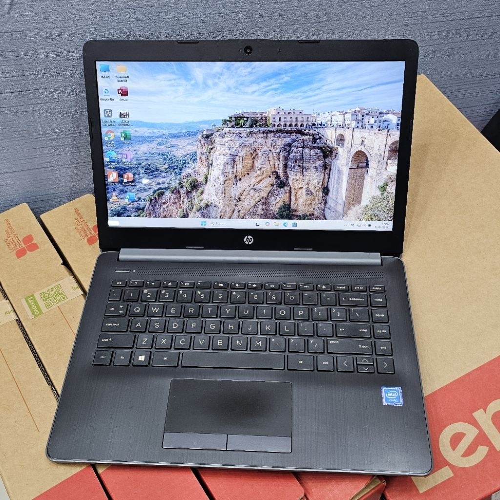 Laptop HP 14 Intel Celeron N4000 RAM 4GB+256GB SSD Windows 11
