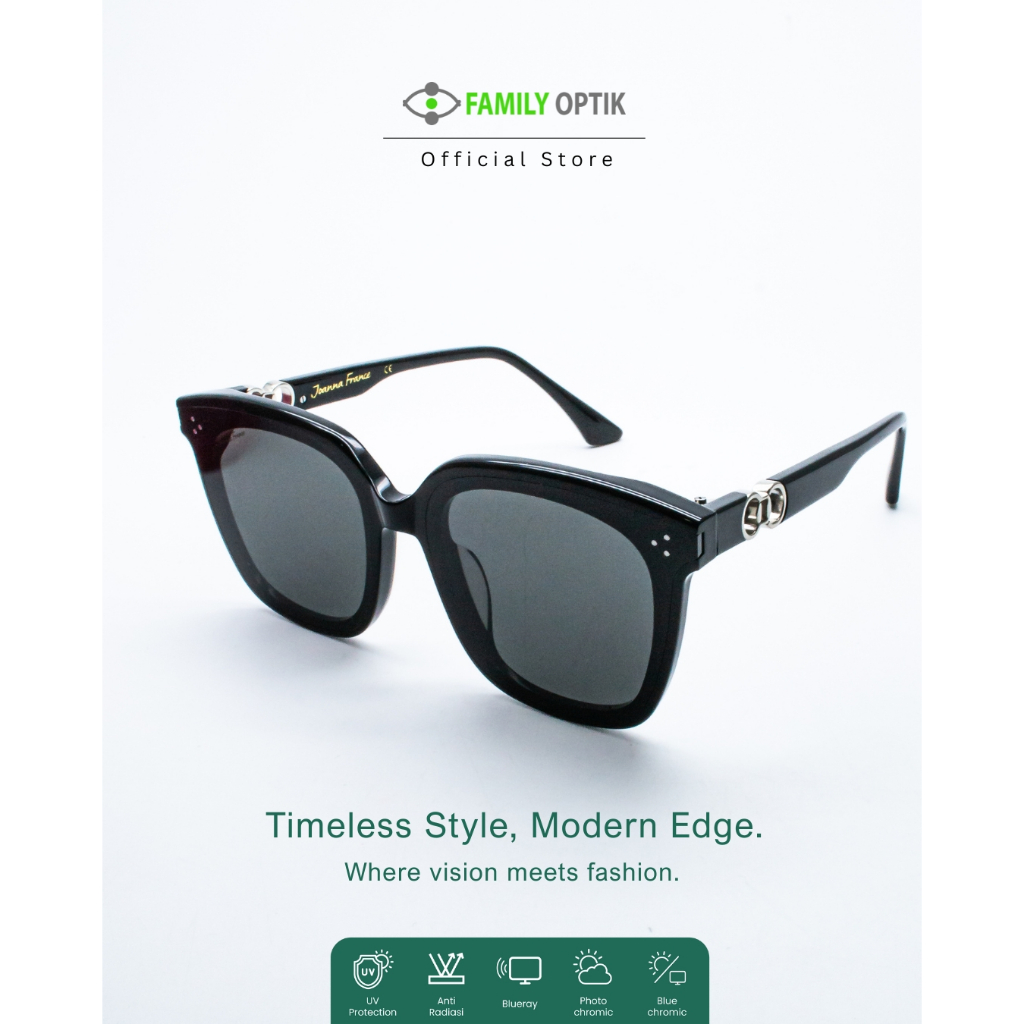 Kacamata Hitam Pria Wanita - Joanna France ANGEL Sunglasses Unisex Anti UV