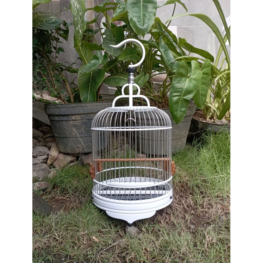 Sangkar Cungkok d22 bahan pvc ruji aluminium