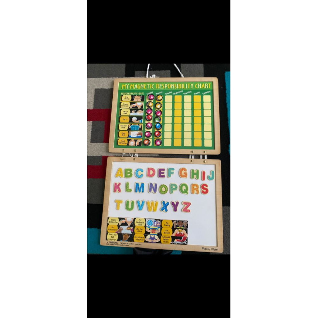 [PRELOVED] papan magnet my responsibility melissa and dough