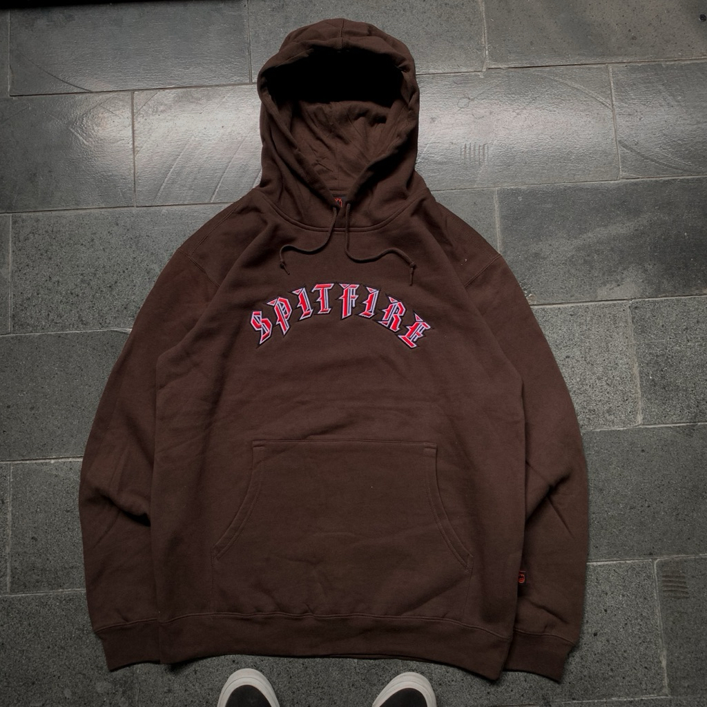 SPITFIRE - OLD ENGLISH BROWN HOODIE