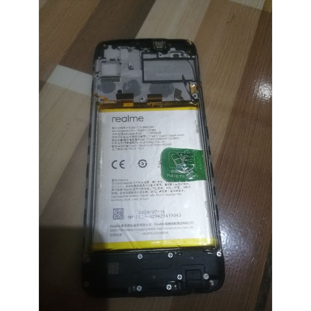 lcd realmi c3 copotan ori.