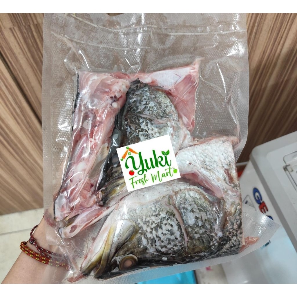 Kepala Kakap Putih (Berdaging) / Kakap Baramudi / Kakap Sungai