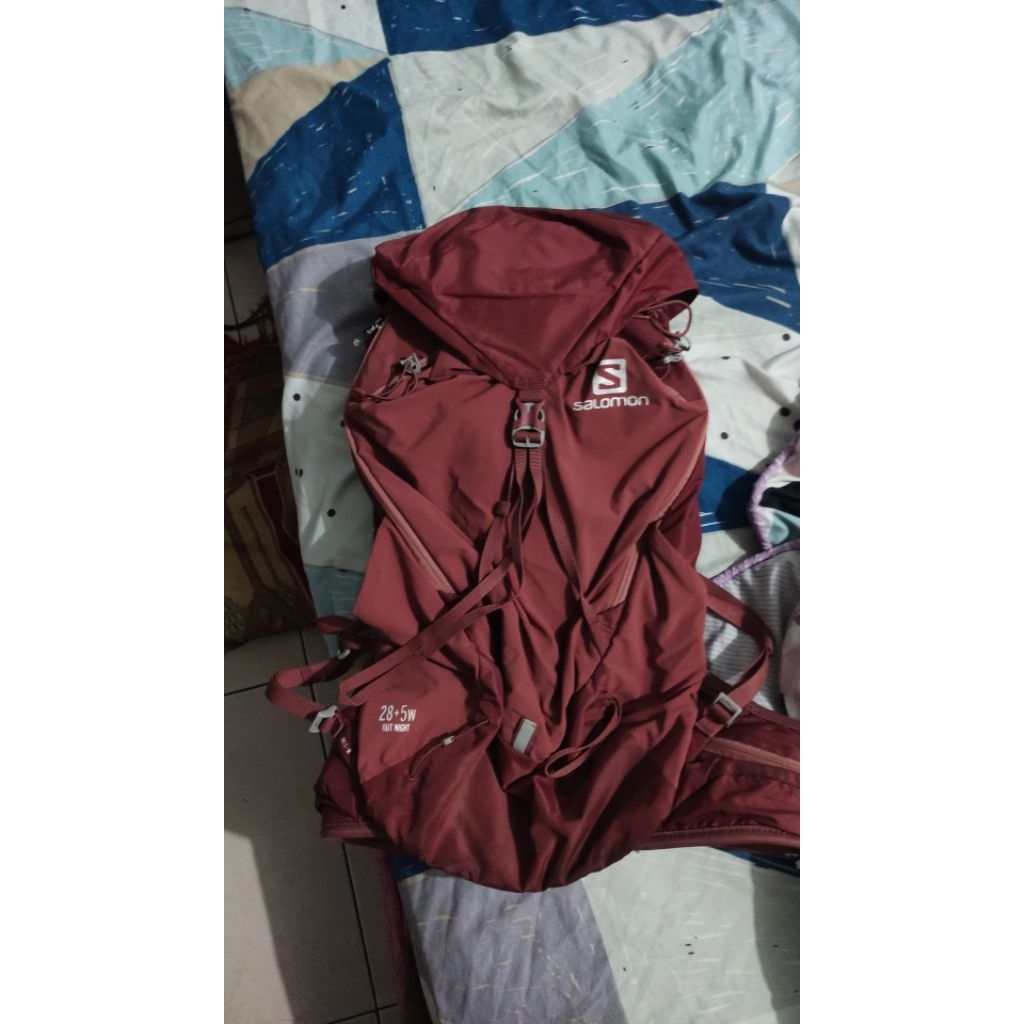 Jual Carier / Tas Gunung Salomon 28 + 5 Mulus