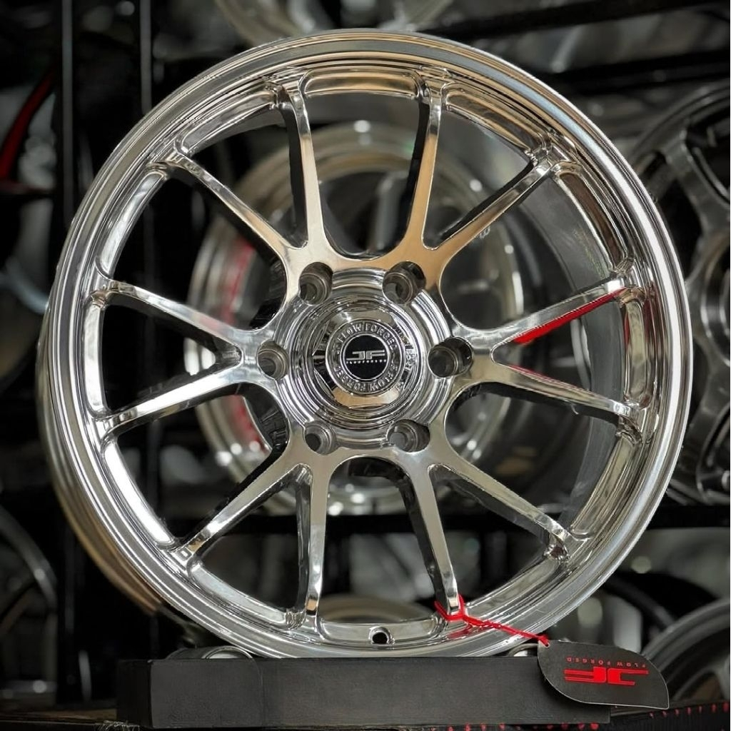 velg mobil r18 lebar 9 JF LUXURY NF HIGH POLISH ET 0 velg ring 18 pajero fortuner hilux triton isuzu