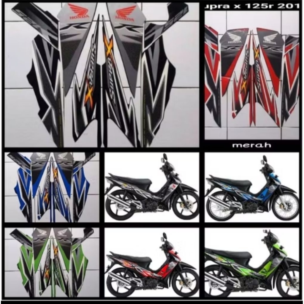 striping Supra x 125 2012