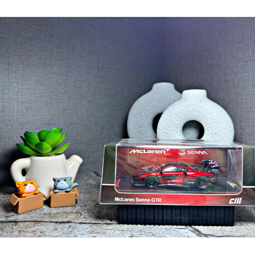 CM Model Mclaren Senna GTR Red