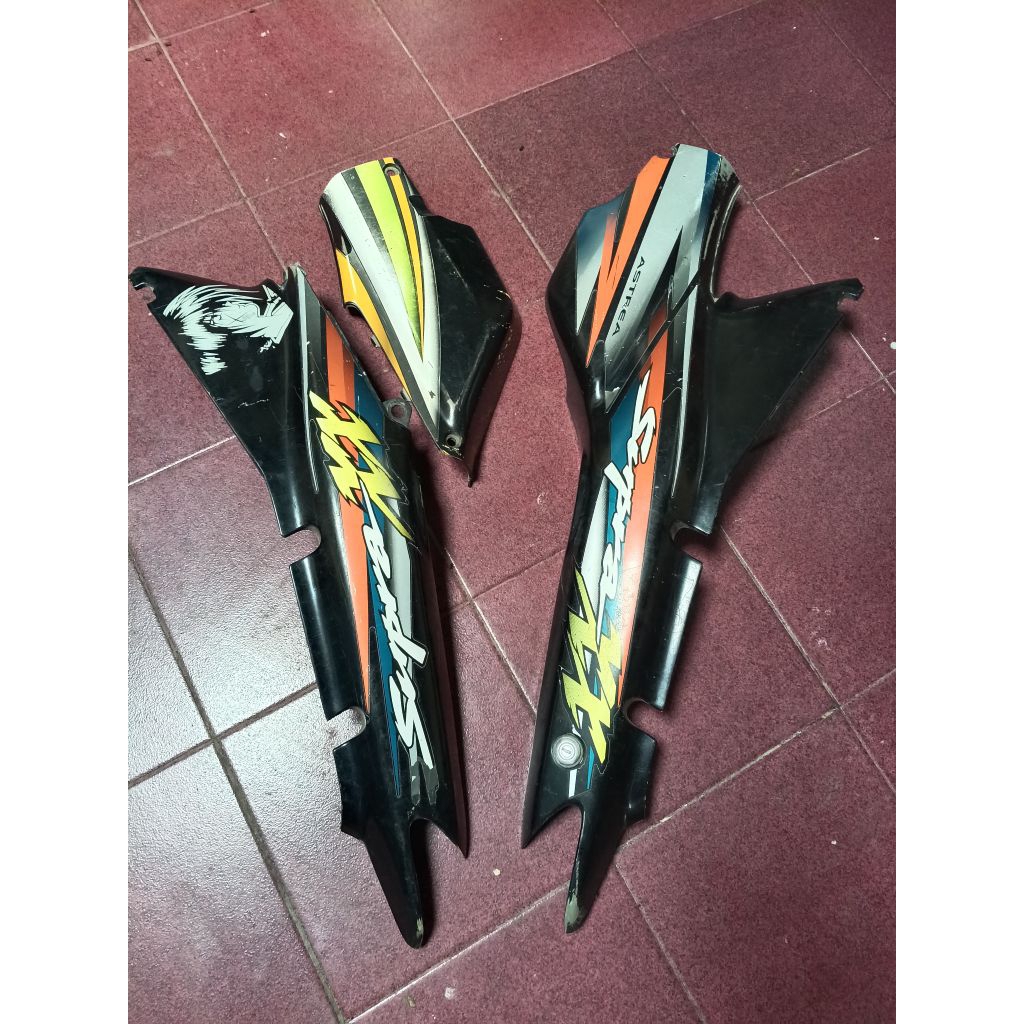 tempong Body samping kanan kiri Honda Supra XX original second