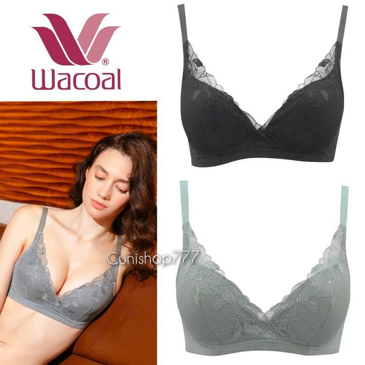 WACOAL BRA LACE BEAUTY TANPA KAWAT IB 3223 34A 34B 34C 36A 38D NON WIRE WIRELESS BH IB3223 RENDA