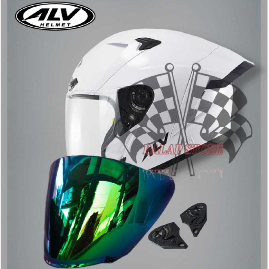 Kaca Helm ALV ULTRON, ALV ultron - Genos, Visor Helmet FLAT venom datar free rachet