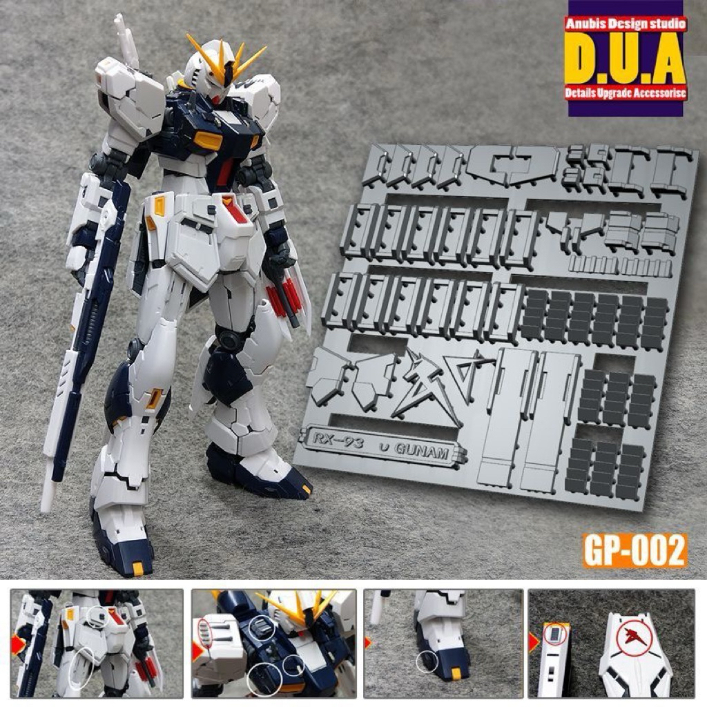 RG Nu Gundam Add On Upgrade Part By Anubis