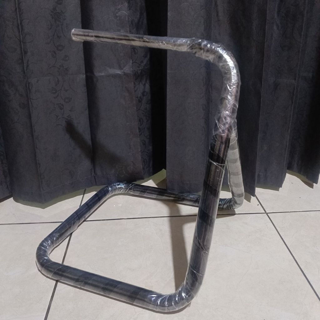 Paddock HT2 - Standar Paddock Sepeda BMX Sepeda Gunung  MTB Tebal, Hitam, Baja