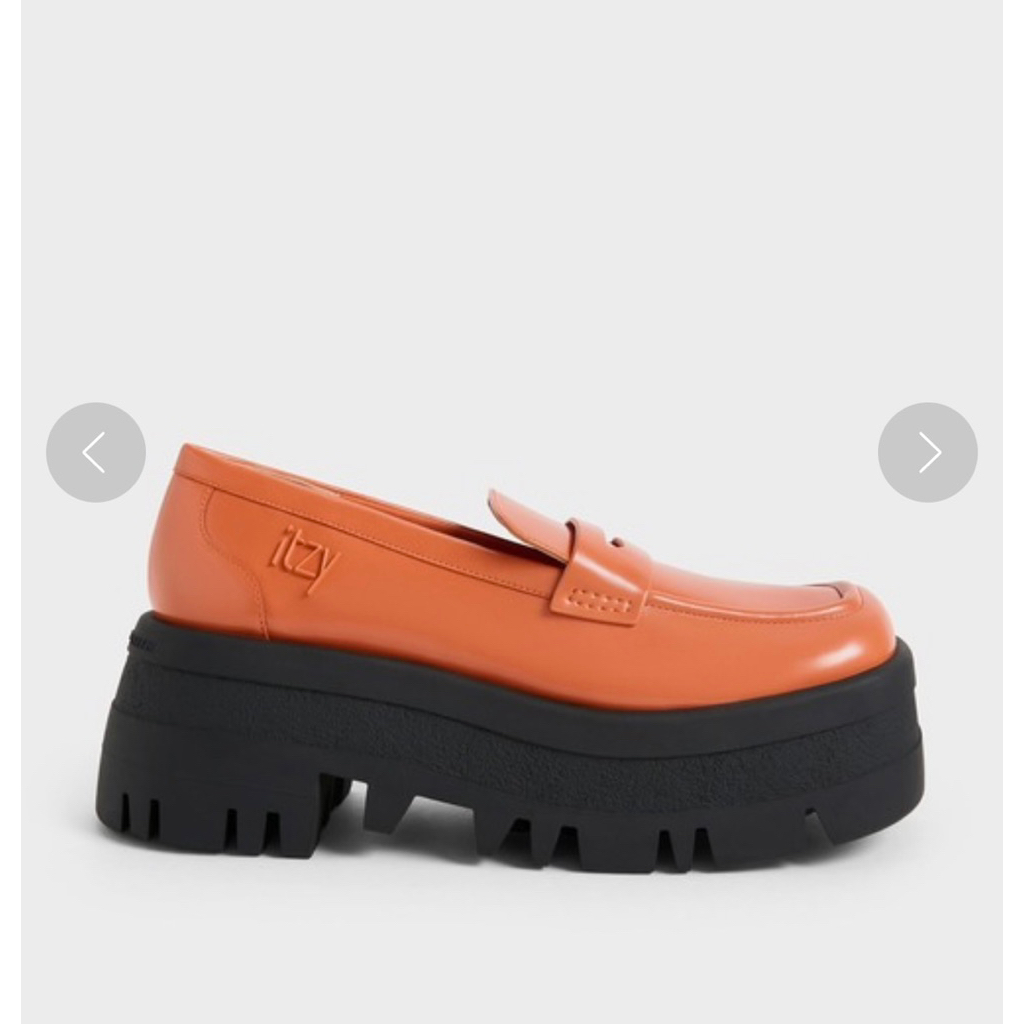 itzy x charles n keith loafers