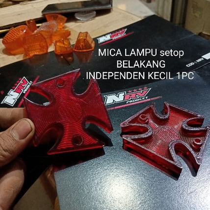 mica lampu stop belakang independen kecil