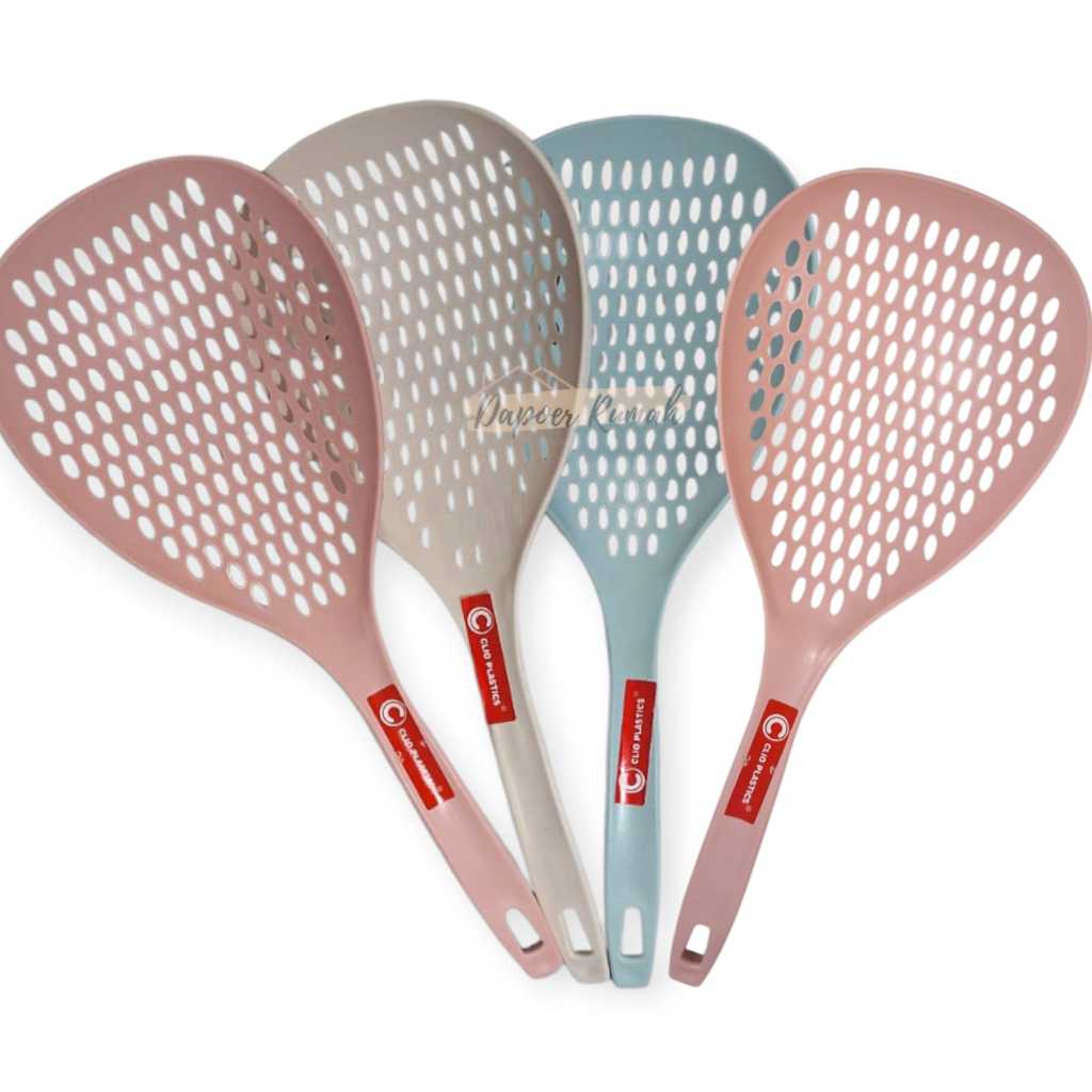 Saringan Mie Plastik / Tirisan Makanan / Saringan Mie Serbaguna / Centong Clio