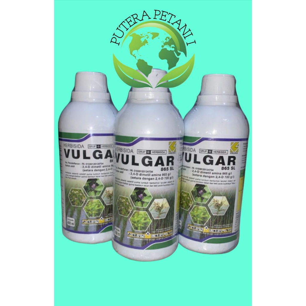 Herbisida Vulgar 865 SL 400 ml - Sistemik Selektif untuk Tebu & Padi