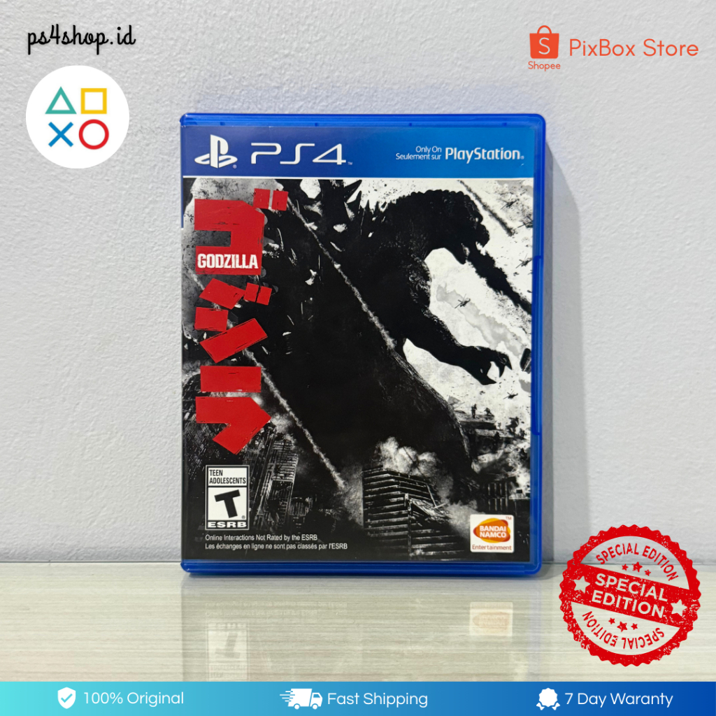 BD Kaset PS4 Godzilla Original | Game Monster Kaiju Collector PlayStation