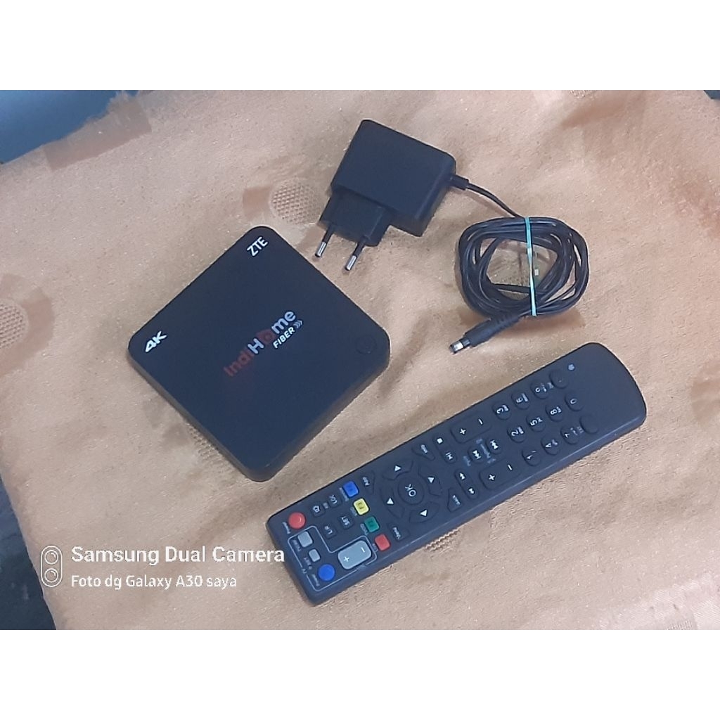 STB ZTE B860H 4K kelengkapan hanya remote dan adaptor