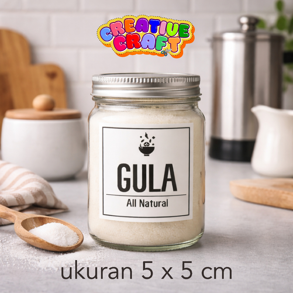 [ ETALASE 3 ] STIKER LABEL BUMBU DAPUR TERLENGKAP DAN TERMURAH 