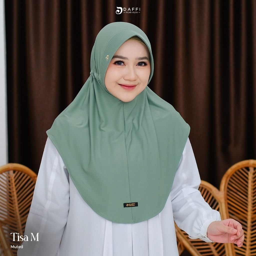 Daffi Jilbab Serut Tisa Uk M Ori Model Terbaru Hijab Nyaman