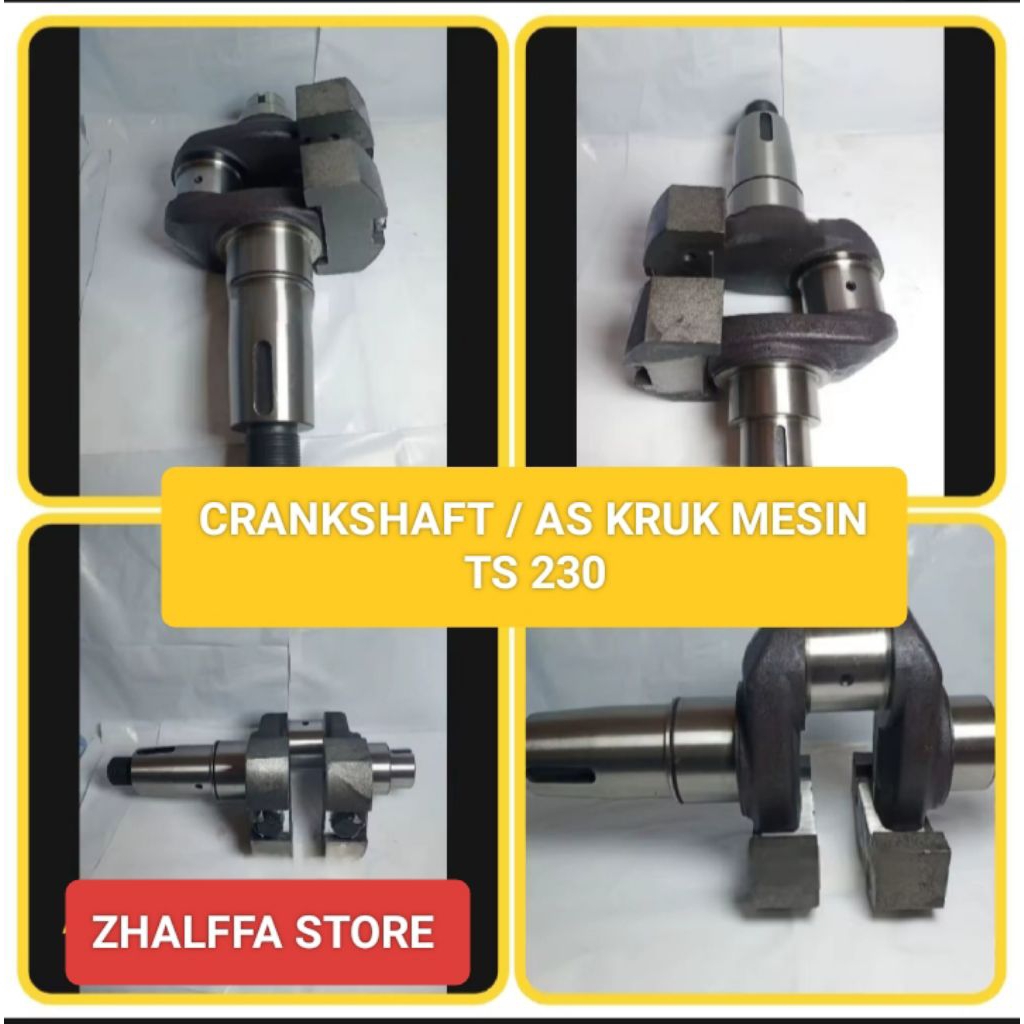 AS KRUK YANMAR 23 PK / AS KRUK YANMAR TS 230 CRANKSHAFT MESIN YANMAR TS 230