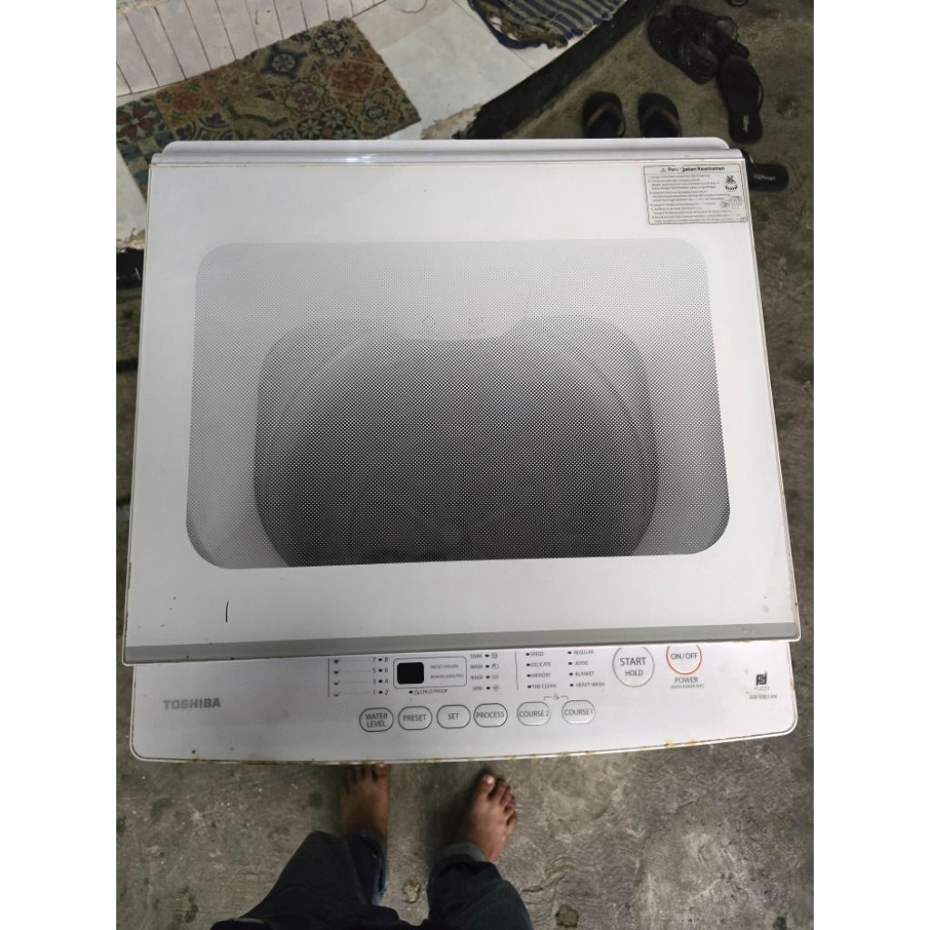 mesin cuci 1 tabung toshiba