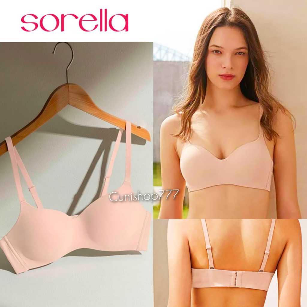 SORELLA BRA SILKY LITE TANPA KAWAT PUSH UP BH WIRELESS NON WIRE POLOS SORELA 29814