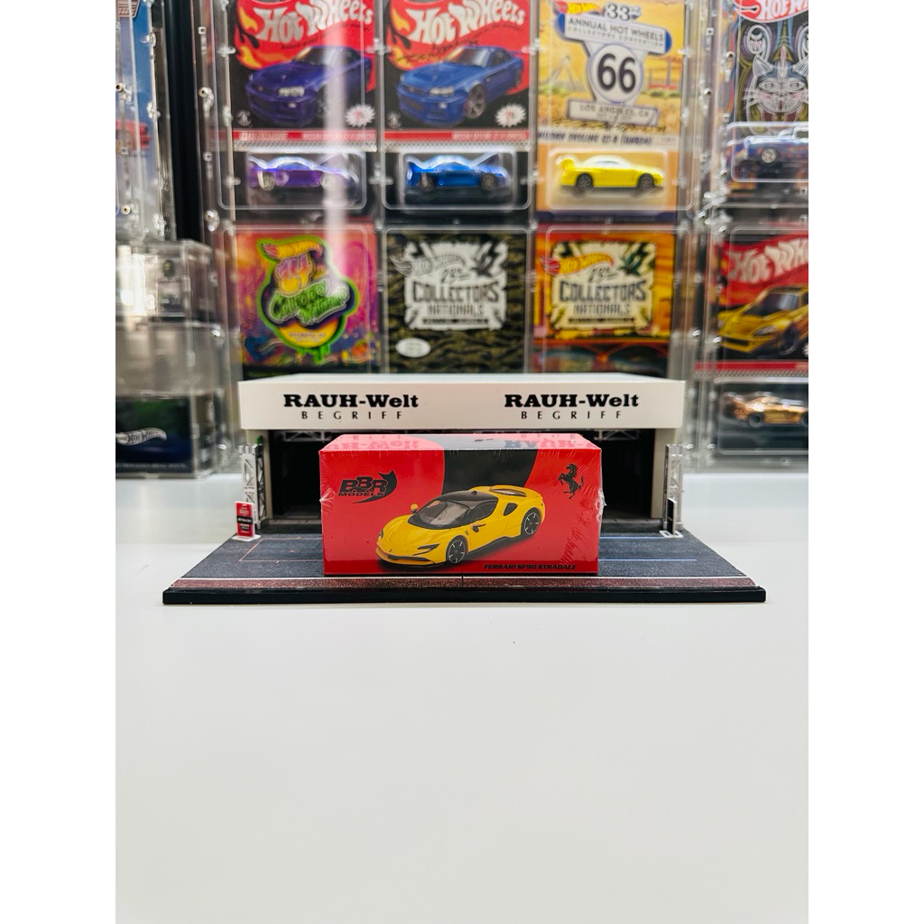 BBR Models 1:64 Ferrari SF90 Giallo Modena