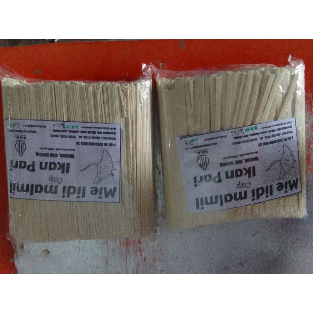 mie lidi gepeng cap ikan pari