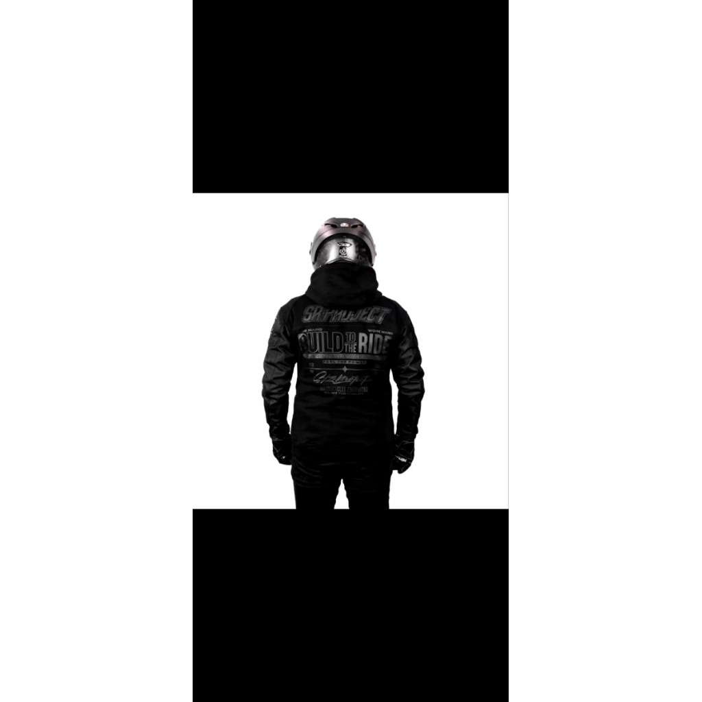 jaket ziper mesh SR PROJECT ori